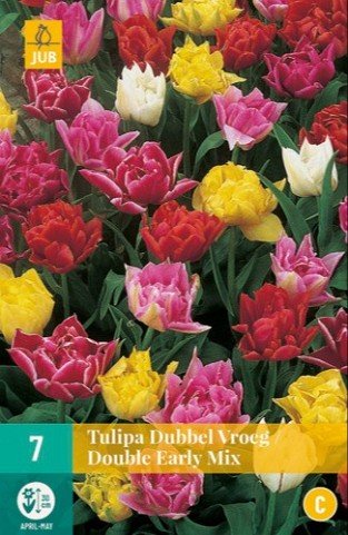 Dubbel vroeg Mix syn. gefüllte frühe Tulpen Mix